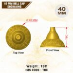 Brass Bell cap 40 MM