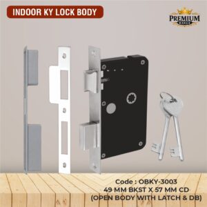 OBKY-3003 49 MM BKST x 57 MM CD (Open Body With Latch and DB)