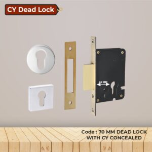 70 MM Dead Lock With CY Concealed